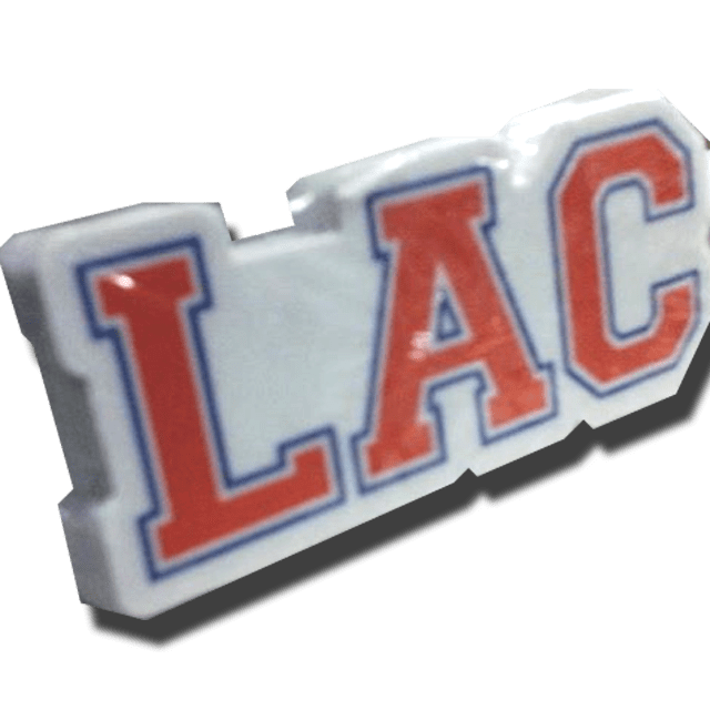 Laser cut letters & vinyl template GlobalSigns.ca