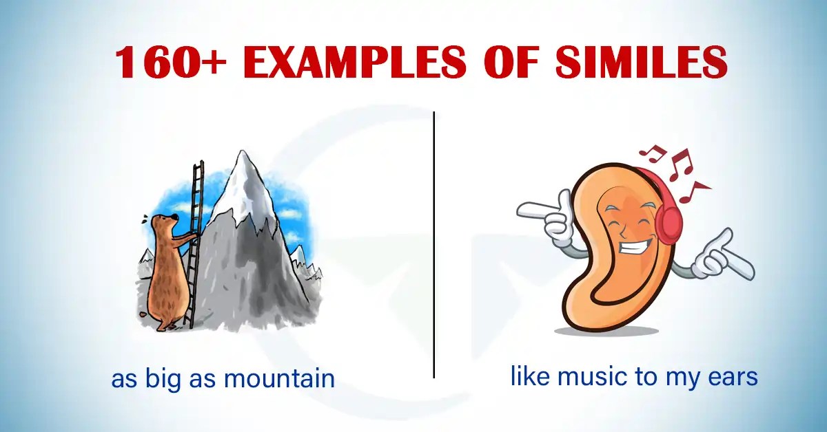 160+ Examples of Simile Know its Usage with Examples Here