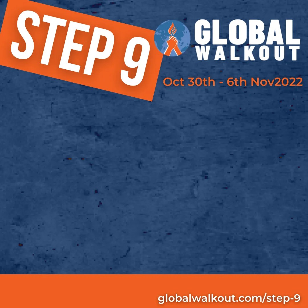 Step 9 Global Walk Out
