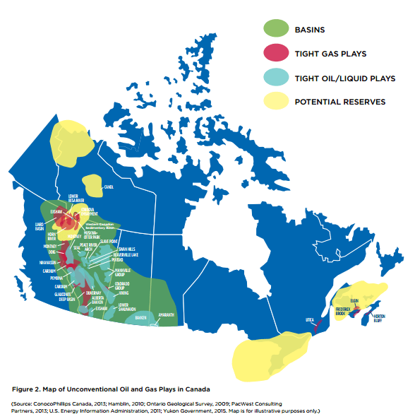 Fracking In Canada Map 2015 Water and Hydraulic Fracturing Report