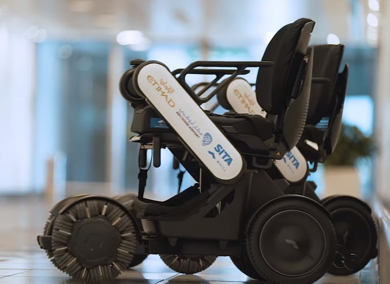 Autonomous Wheelchairs are trialed at Abu Dhabi International Airport