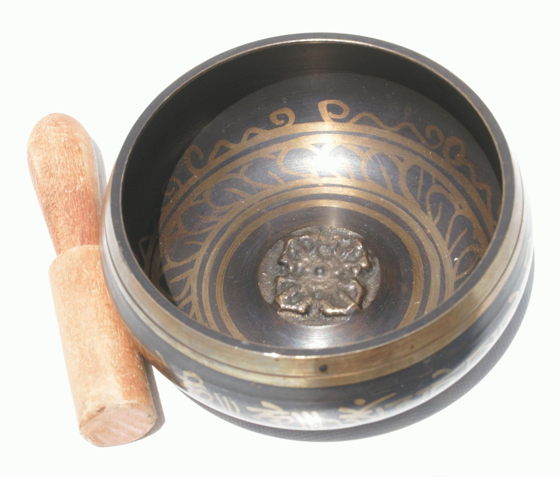 Tibetan Singing Bowl Original Metal Handmade Product from Lhasa, Tibet