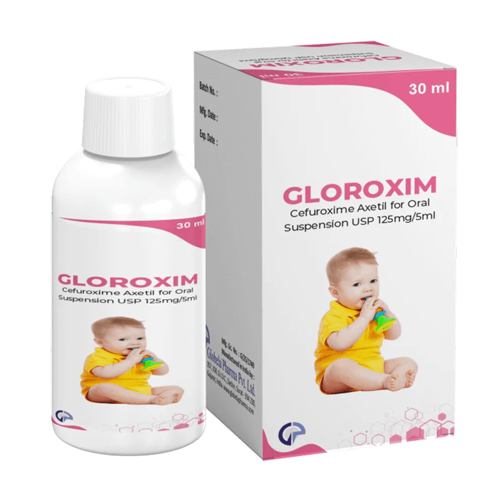 CEFIXIME FOR ORAL SUSPENSION USP 50 MG / 100 MG Globela Pharma Pvt Ltd.