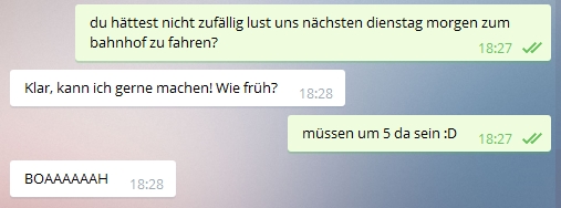 Erstmal nach Kiel · dark* unterwegs