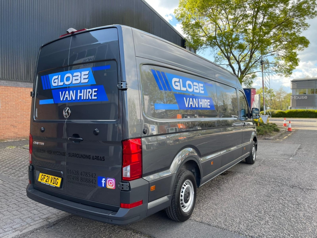 Large Van Hire Competitive Prices Globe Vehicle Hire & Sales