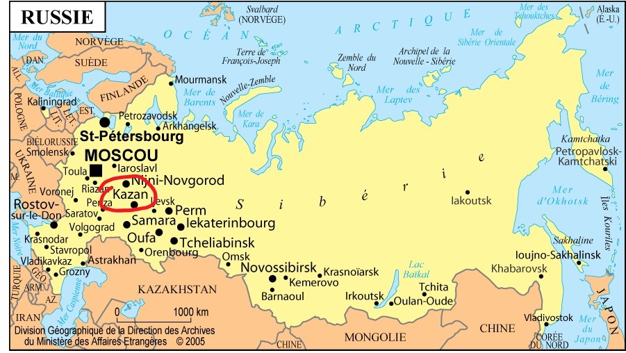 Les Défis De Voyager À Kazan Russie Carte [Russie] Escapade à Kazan Endless Wonders