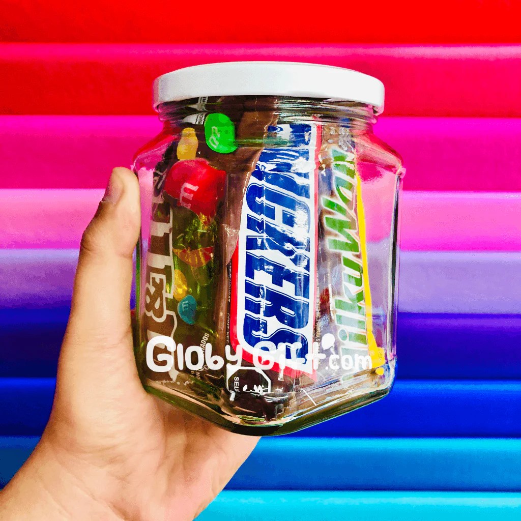 Jar chocolates Globy Gift