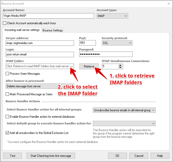 How to Use Virgin Media Email Settings in EasyMail7 ⋆ GLOCKSOFT KB