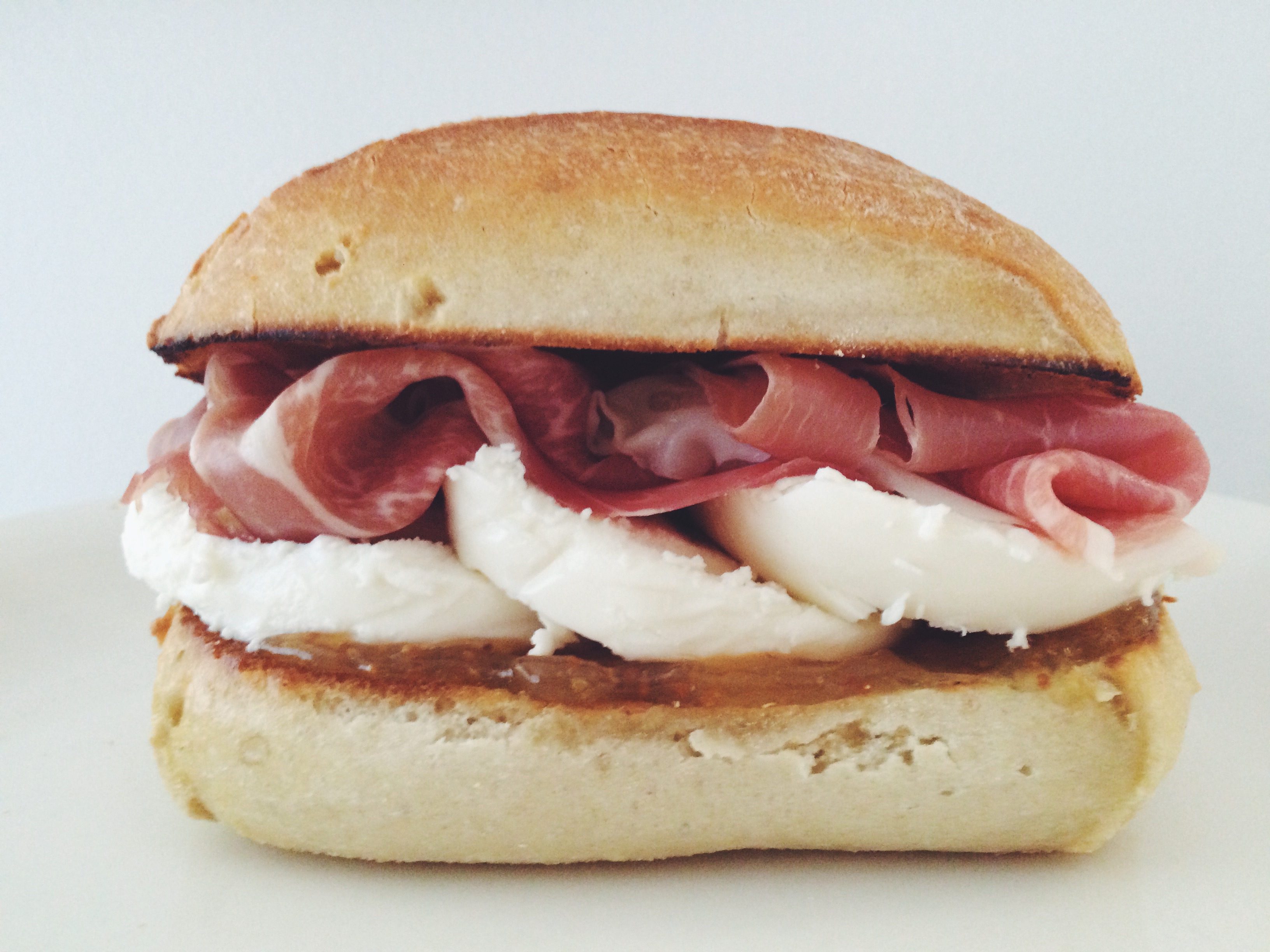Baguette with Prosciutto, White Fig, & Mozzarella T I N Y K I T C H E N