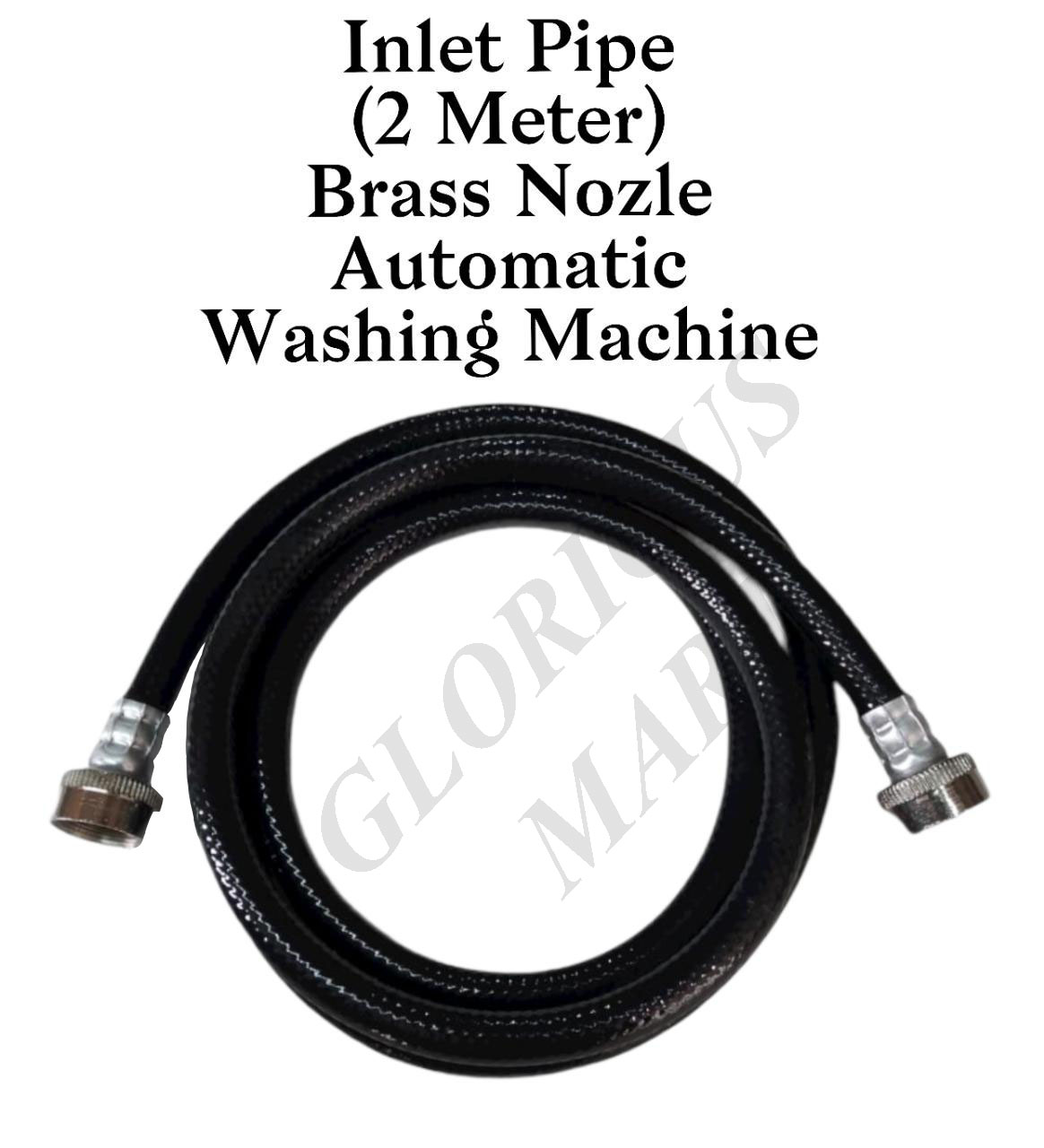Inlet Pipe (2 Meter) with Brass Nozle Automatic Washing Machine Parts