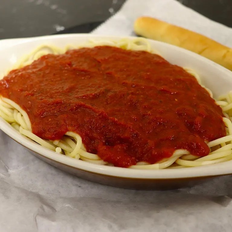 Spaghetti Marinara Glory Days Pizza