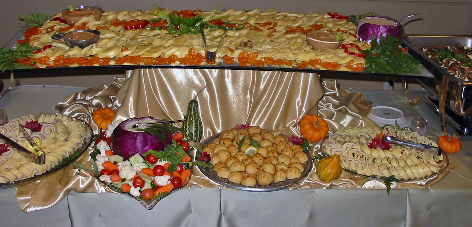 A variety of delicious custom catered foods Glory House Catering