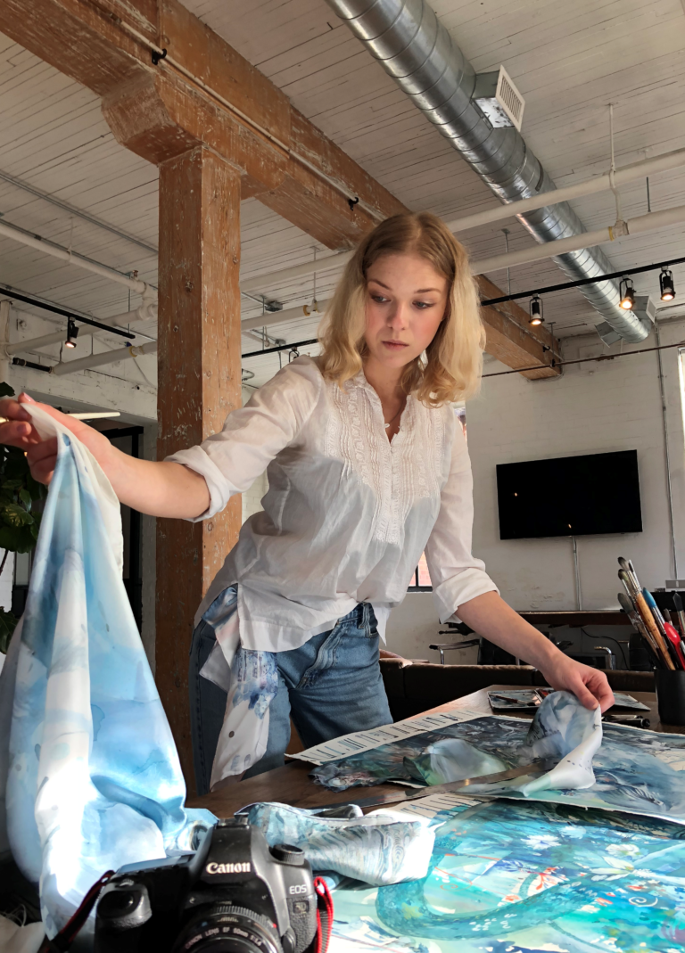 Saint Ksenia Creating Magical Realism through Watercolours Glossi Mag