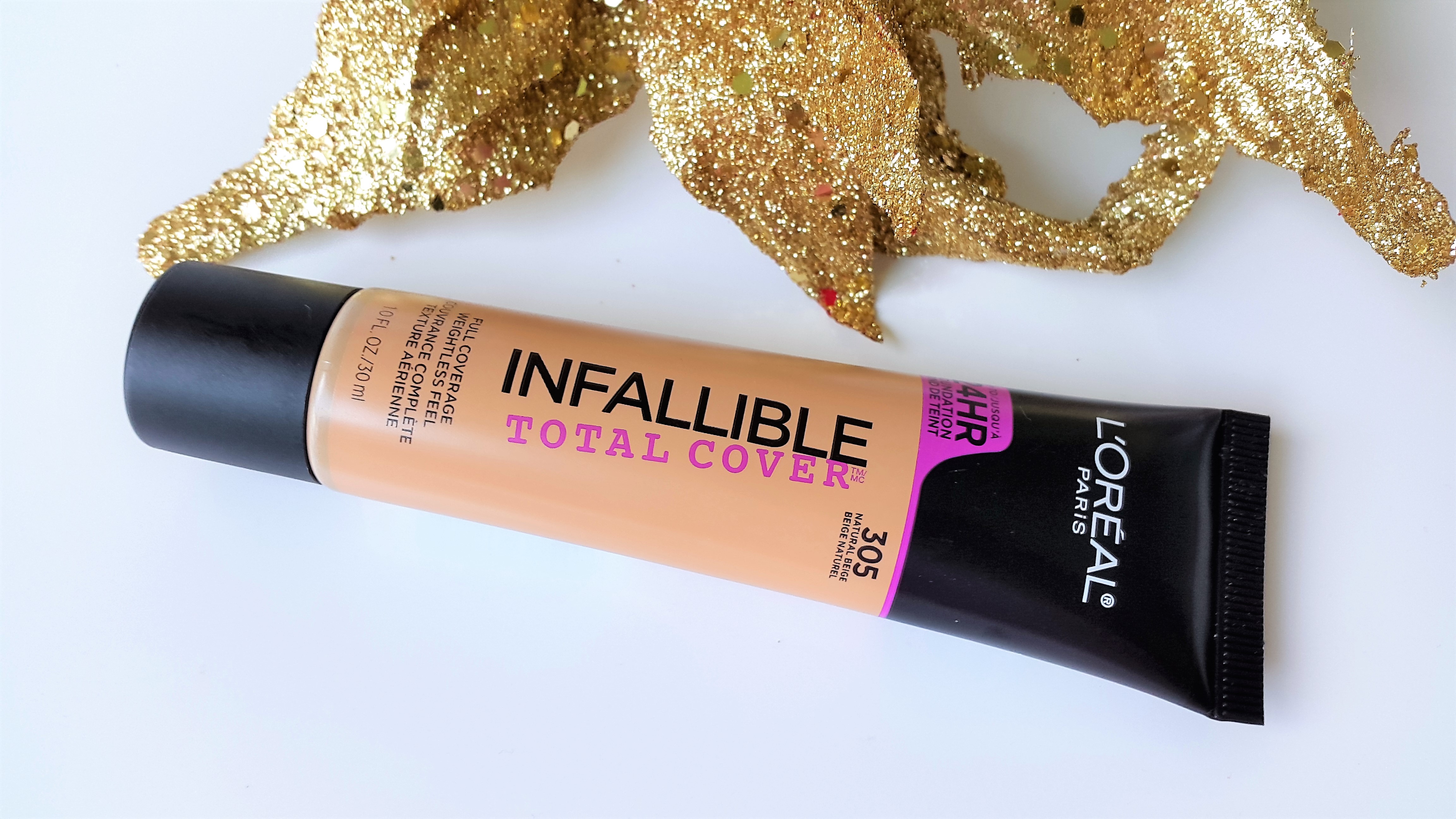 L'Oreal Infallible Total Cover Foundation Review Glossnglitters