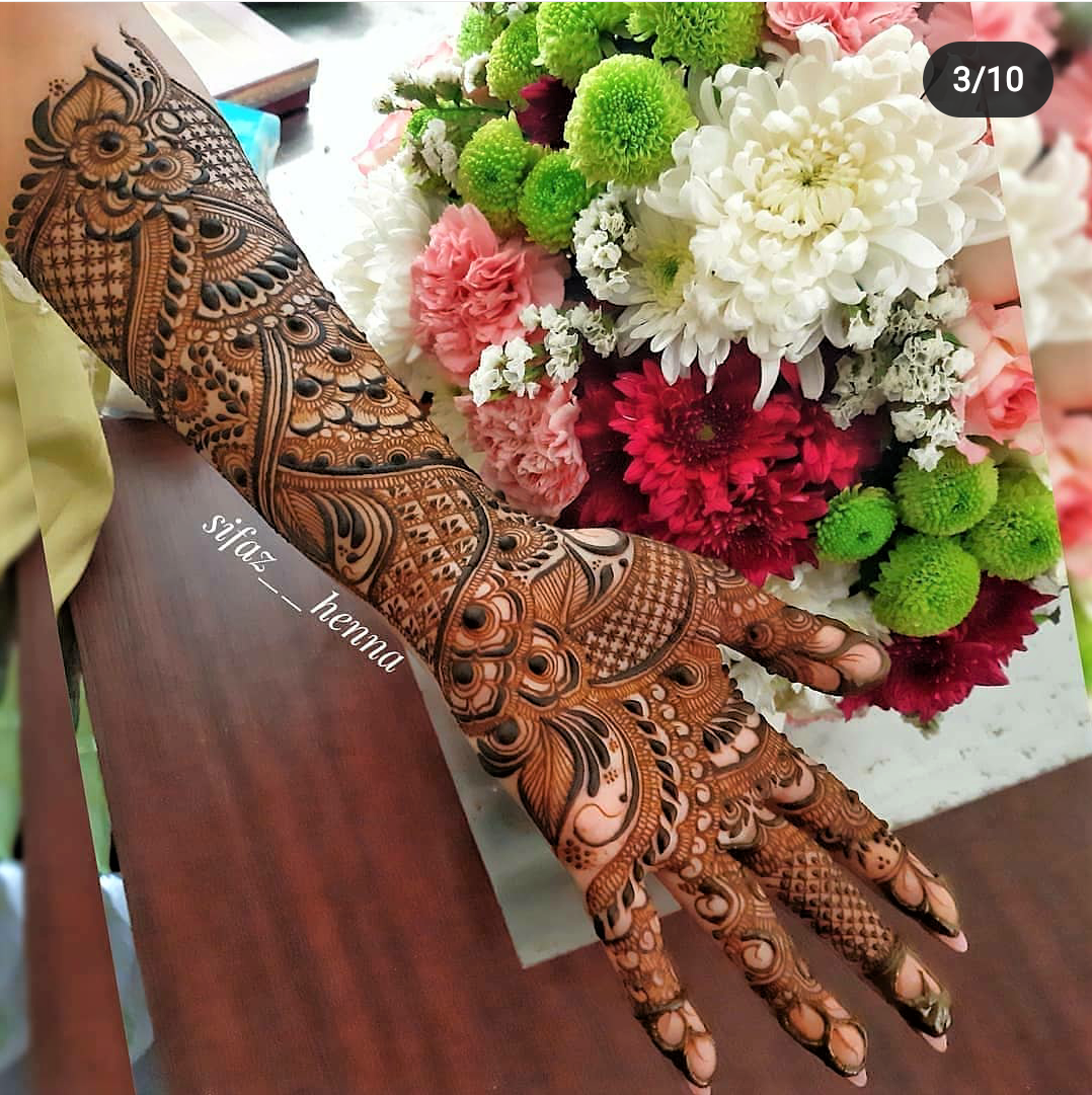 25+ Latest Full Hand Mehndi Designs For Eid 2021 Glossnglitters