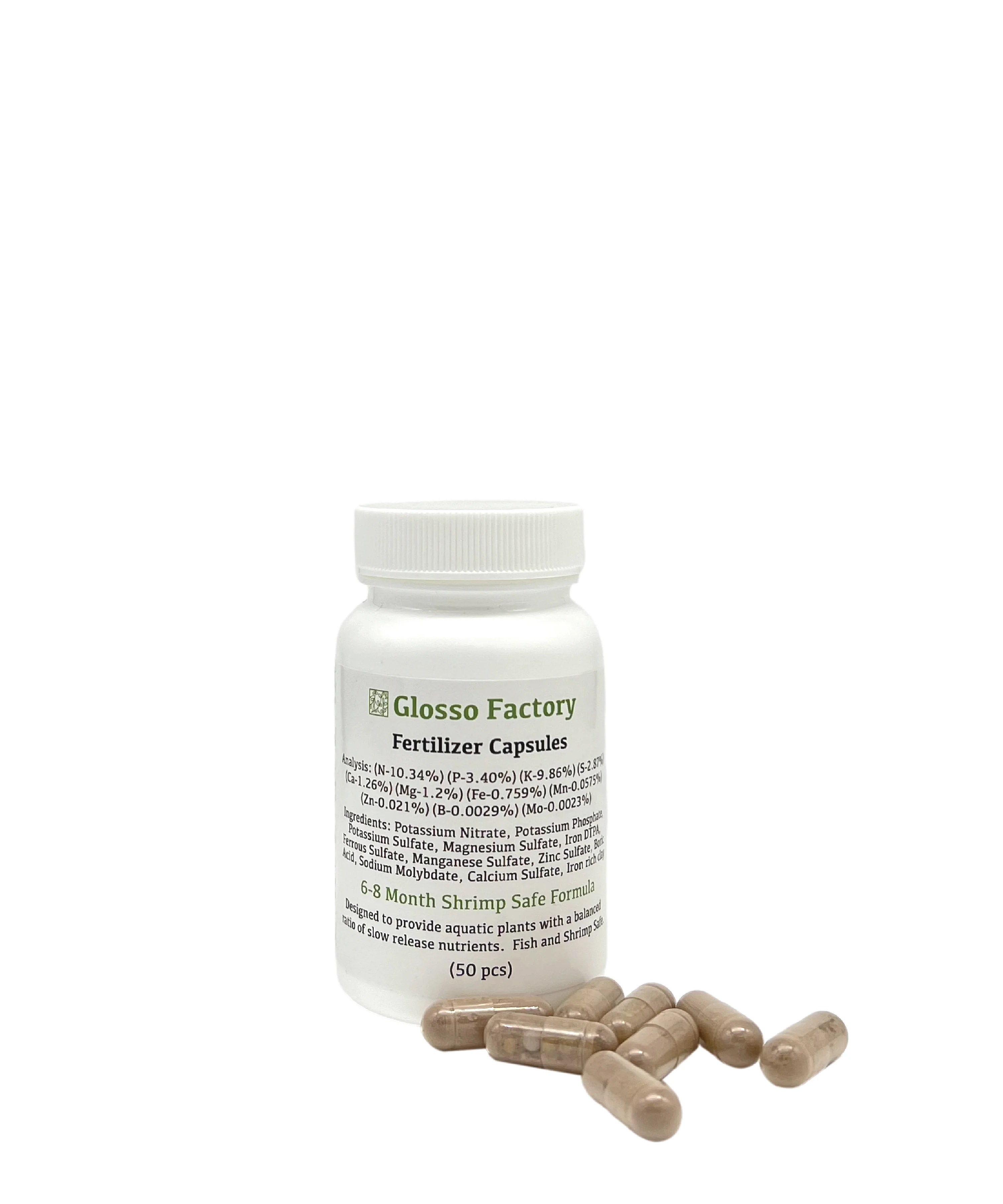 Glosso Factory Substrate Fertilizer Caps For Planted Aquariums