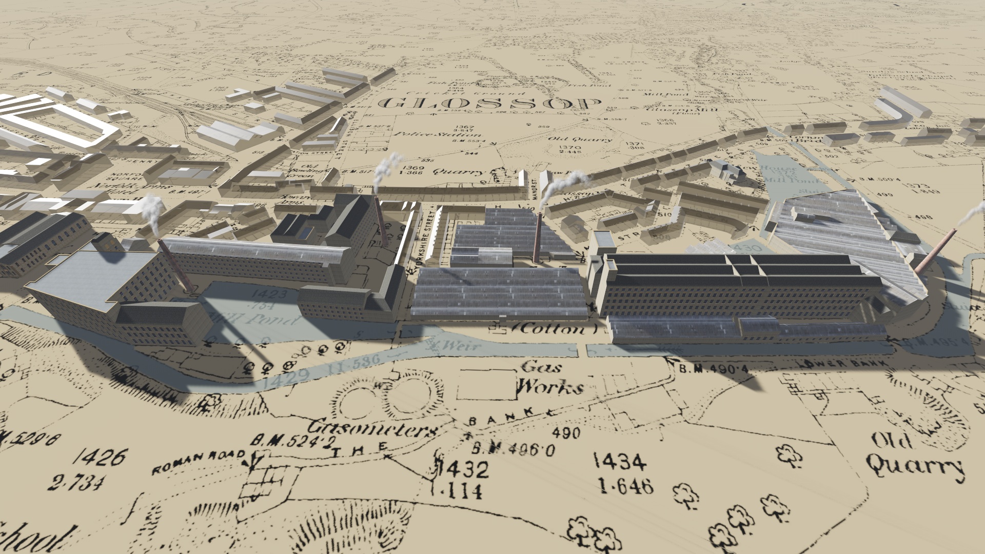 3D Models Glossop Times