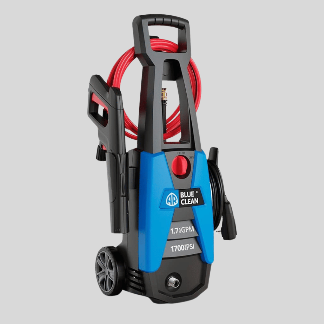 AR Blue Clean Electric Pressure Washer Effortless Tough Cleaning