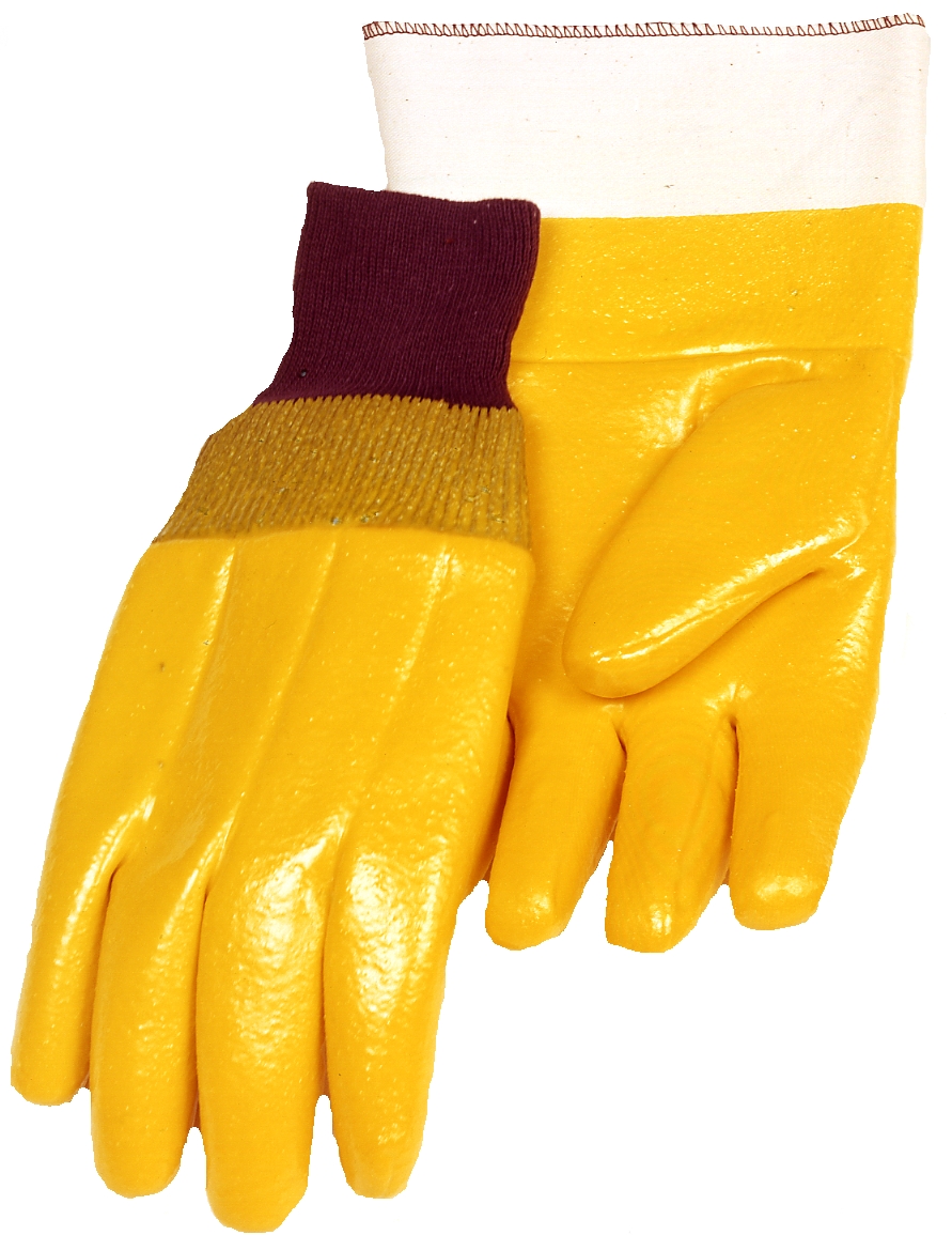 Item Number 08150, "Freezer Glove'' Yellow PVC with Moleskin Lining On
