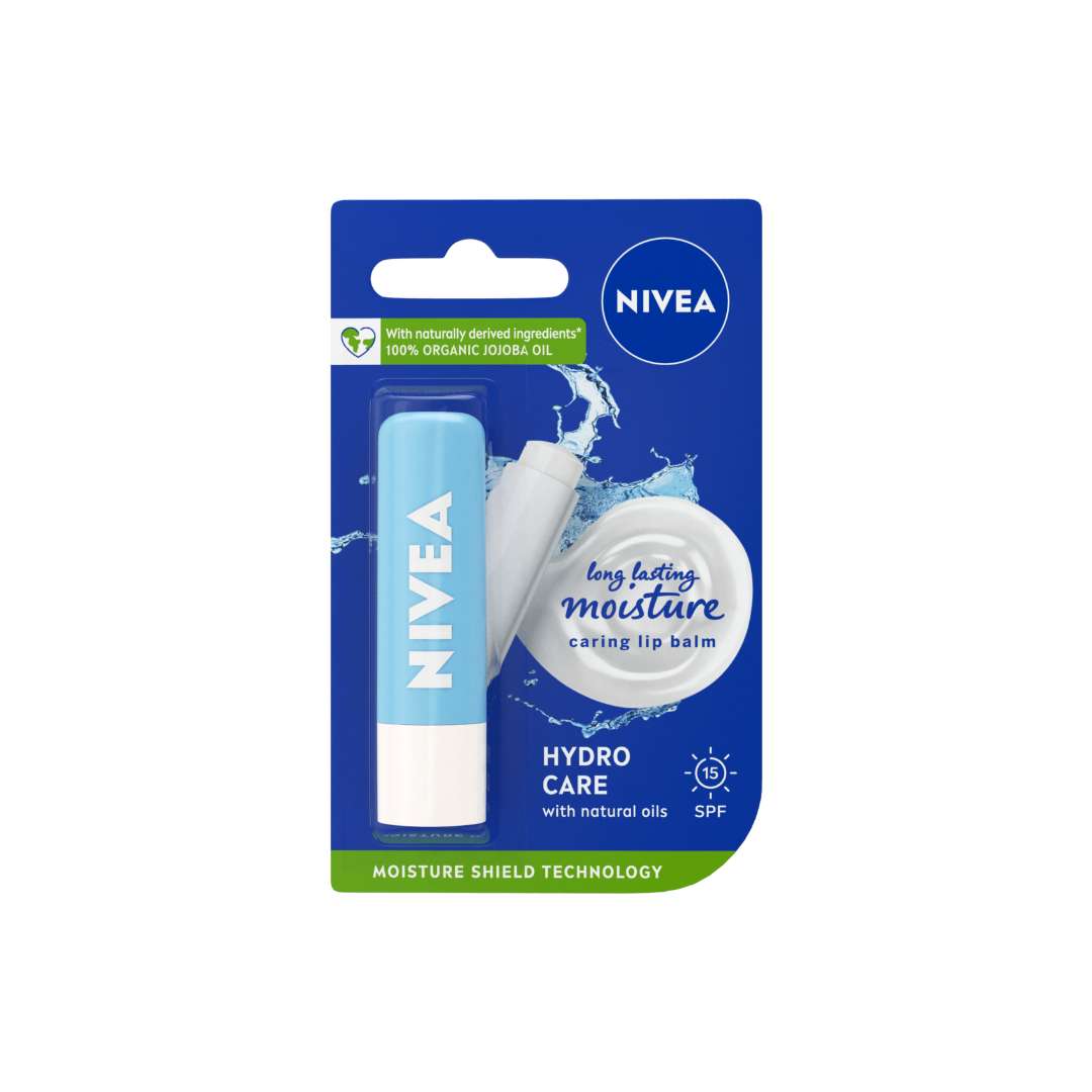 Nivea Hydro Care Lip Balm 5,5ml Glow Body and Beauty