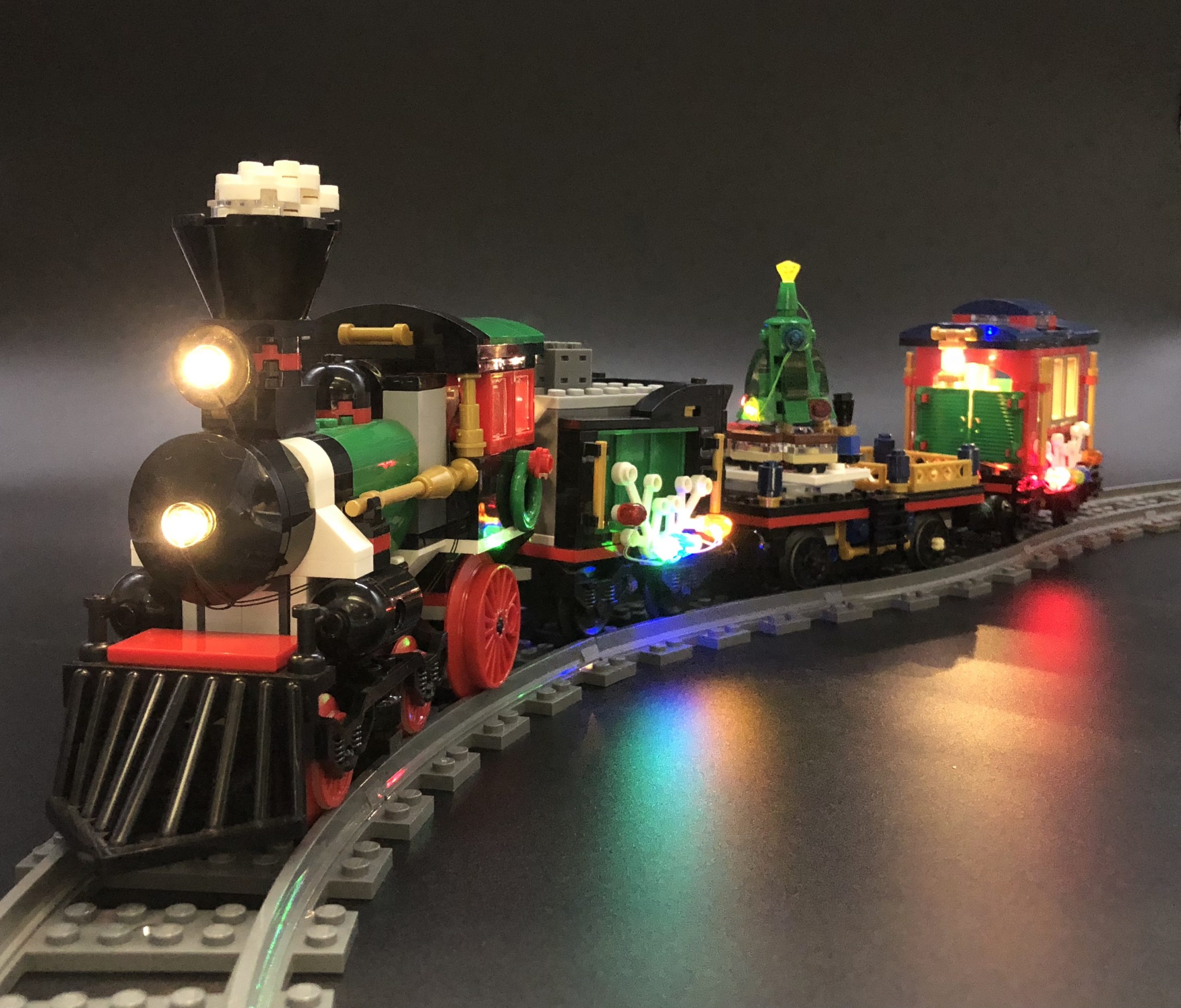 Winter Holiday Train 10254 LED Lighting Kit Glow Bricks