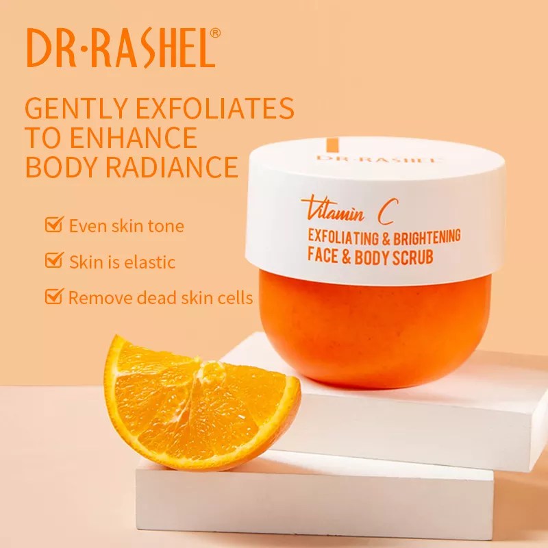 Dr. Rashel Vitamin C Exfoliating & Brightening Face & Body Scrub Glow