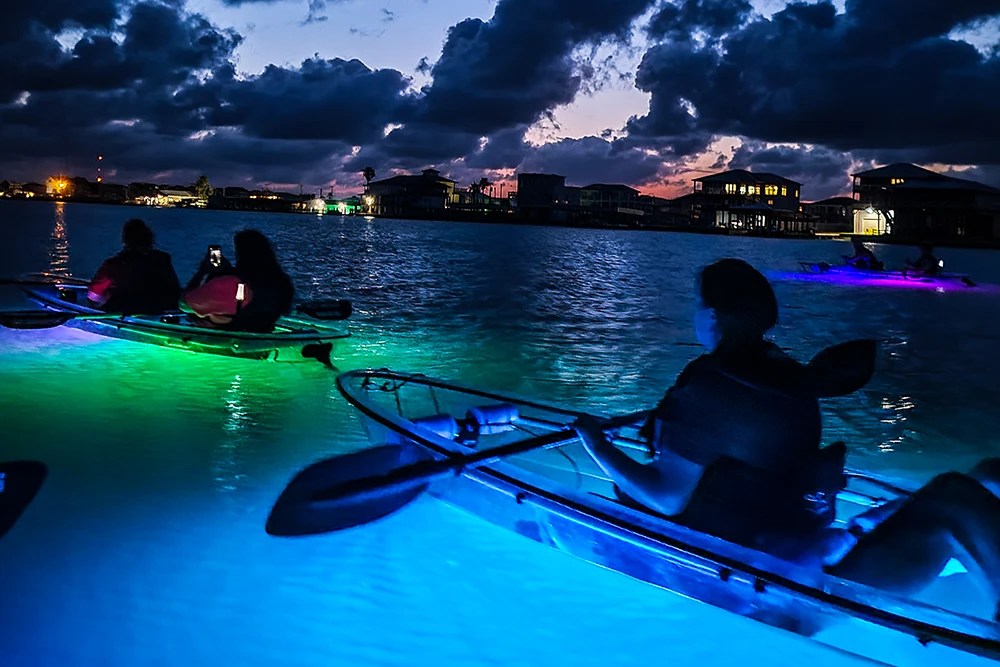 Test paddle Glow Row