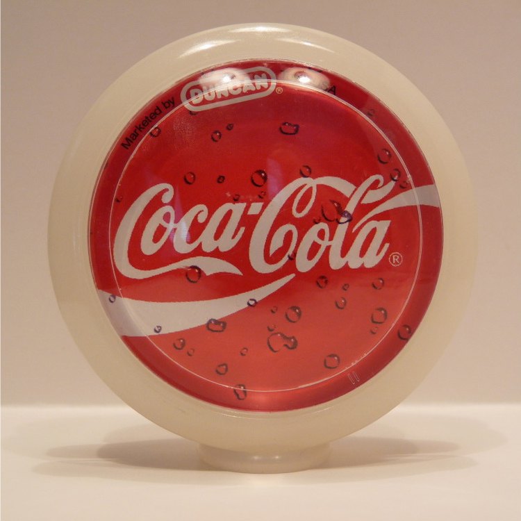 GLOW IN THE DARK YOYO Professional Coca Cola
