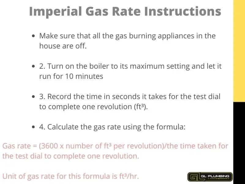 How to Gas Rate an Appliance GL Plumbing and Gas