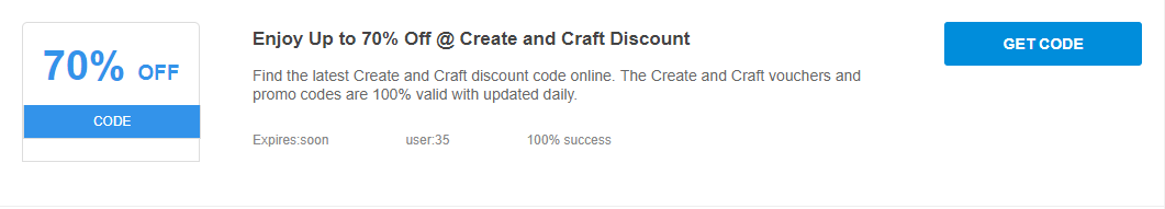 freecreateandcraftcouponcode GLTC vouchers codes