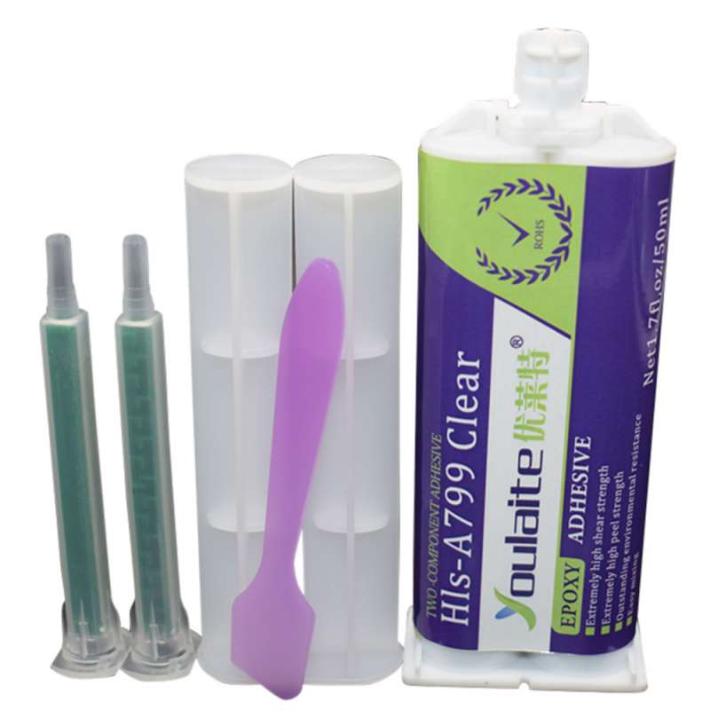 Transparent Epoxy Adhesives Glass Metal Ceramics Plastic Granite Marble