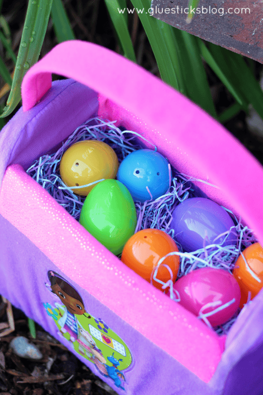 Doc McStuffins Inspired Easter Basket Gluesticks