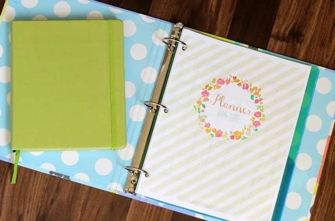 Printable Planner Pages to Print and Use In a 3 Ring Binder