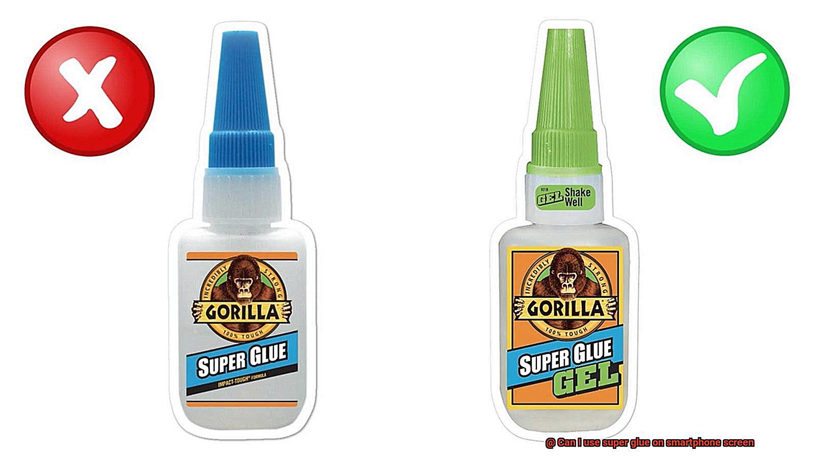 Can I use super glue on smartphone screen? Glue Things