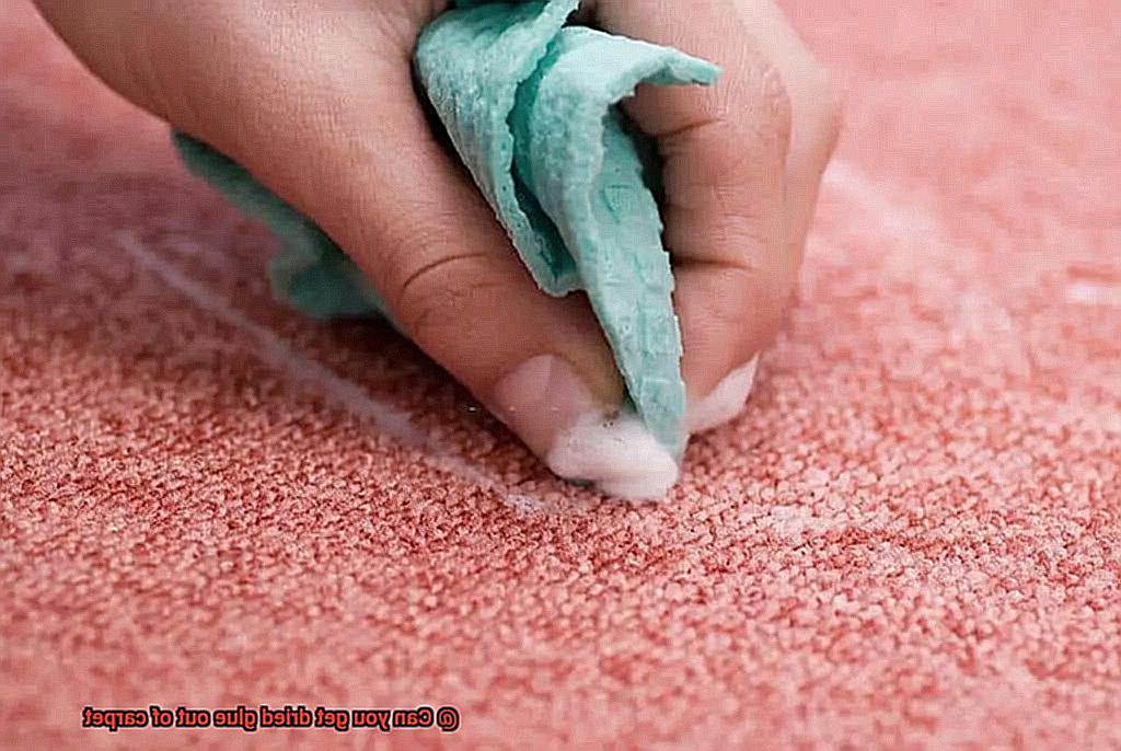 Can you get dried glue out of carpet? Glue Things