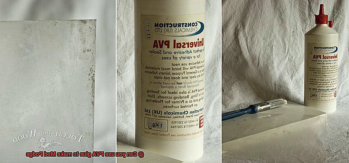 Can you use PVA glue to make Mod Podge? Glue Things
