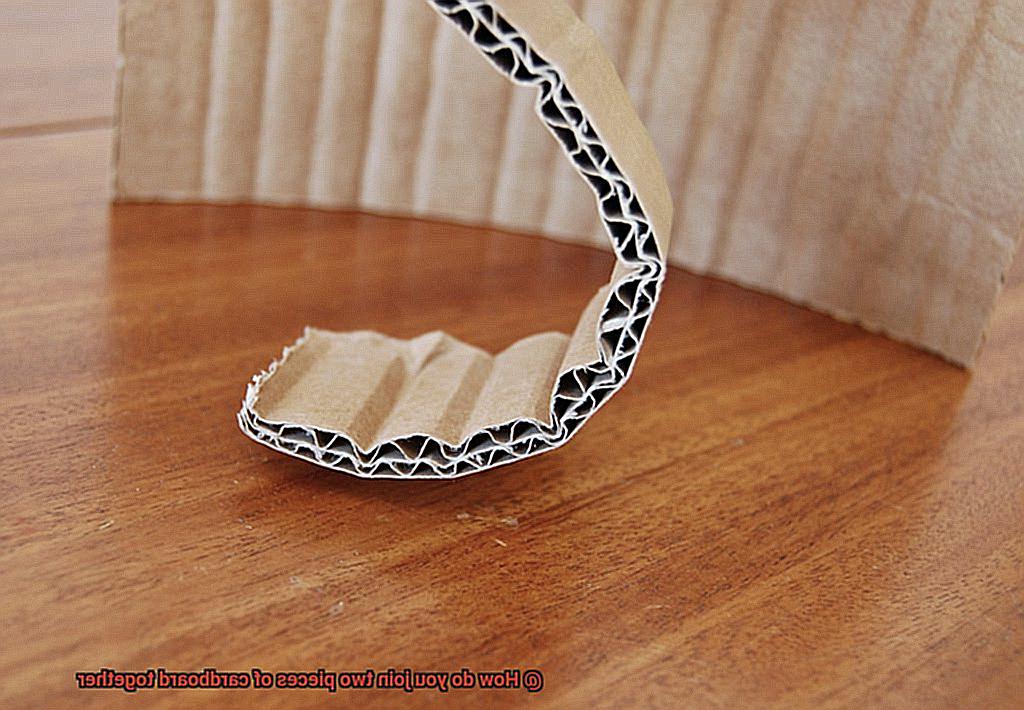 How do you join two pieces of cardboard together? Glue Things