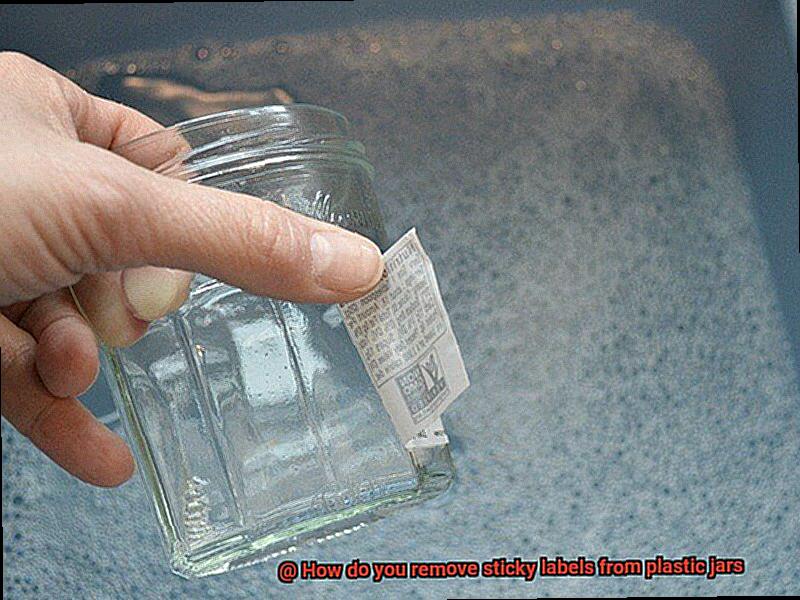 How do you remove sticky labels from plastic jars? Glue Things