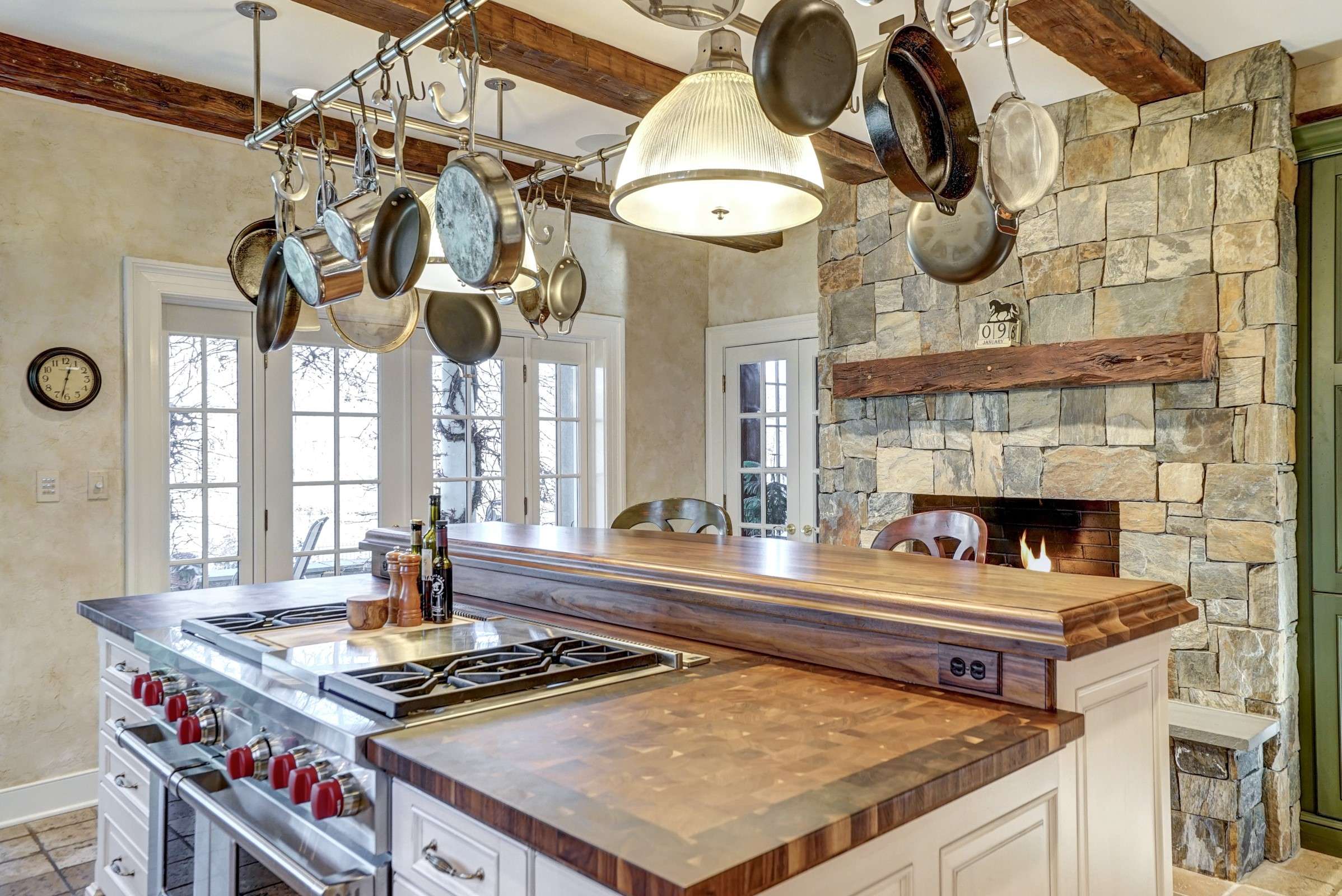 Two Tier Kitchen Island designed by Classic Kitchens of Virginia