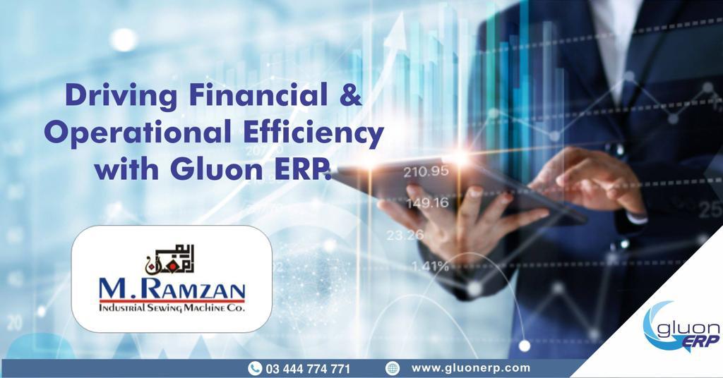 m ramzan sewing machine co GluonERP Providing the Best ERP System for