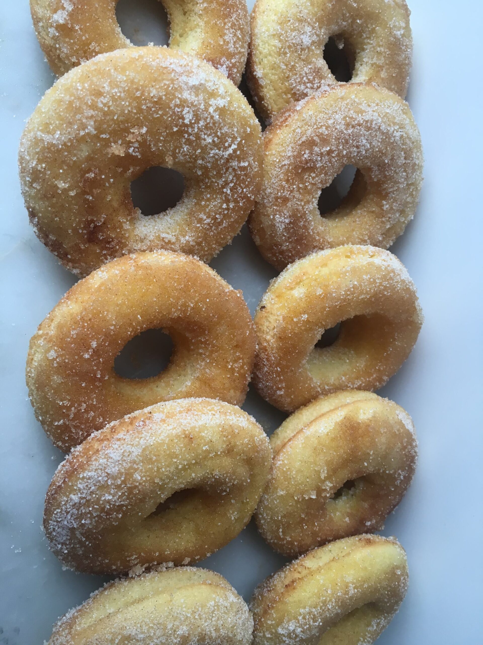 Cinnamon sugar doughnuts (gluten & dairy free)