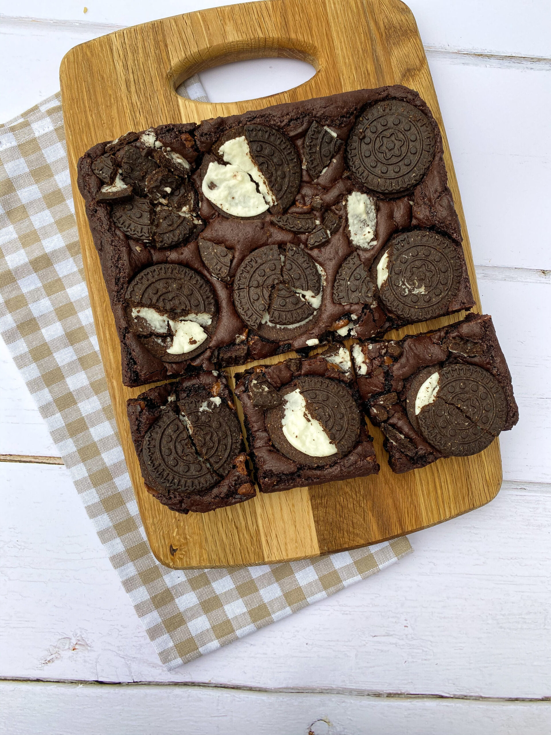 Oreo brownies (gluten free & vegan!)