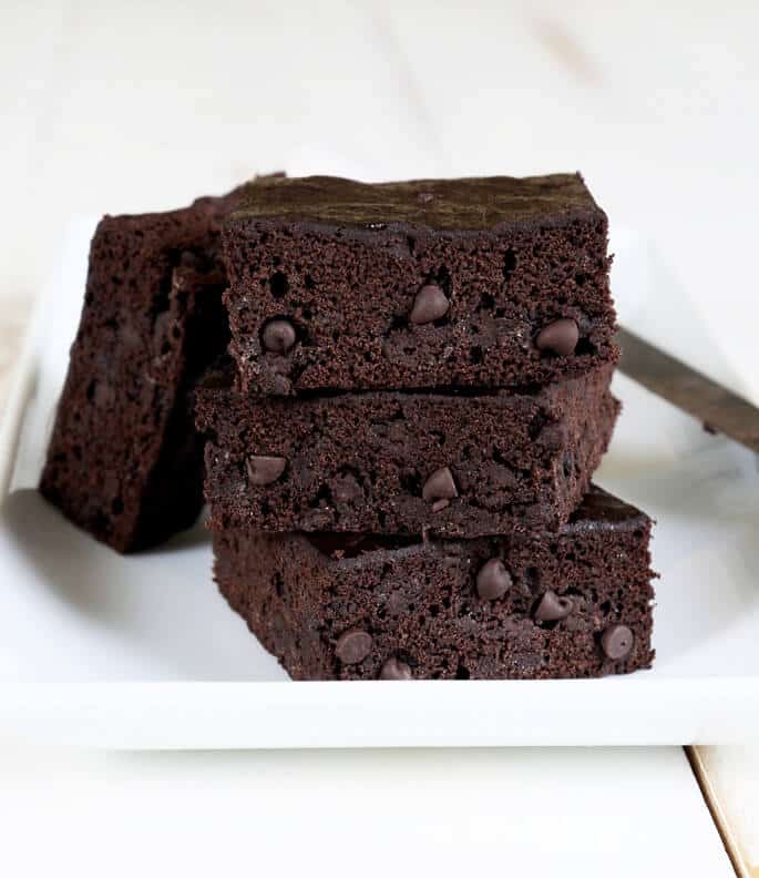 Weight WatchersStyle Gluten Free Chocolate Zucchini Brownies Great