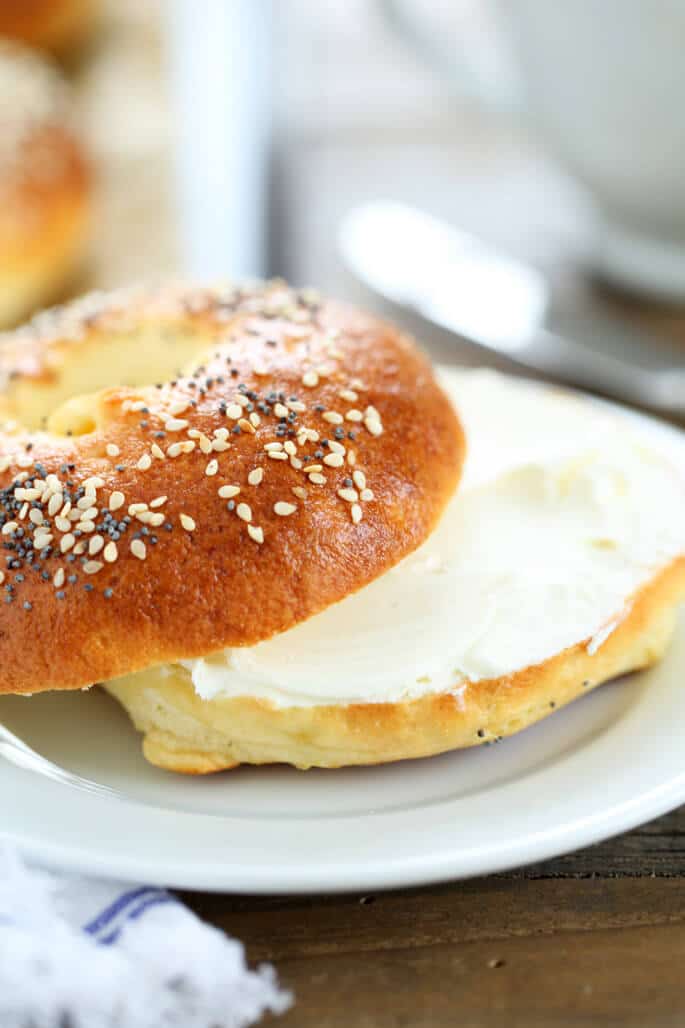 Easy No Rise Gluten Free Bagels. No planning necessary!