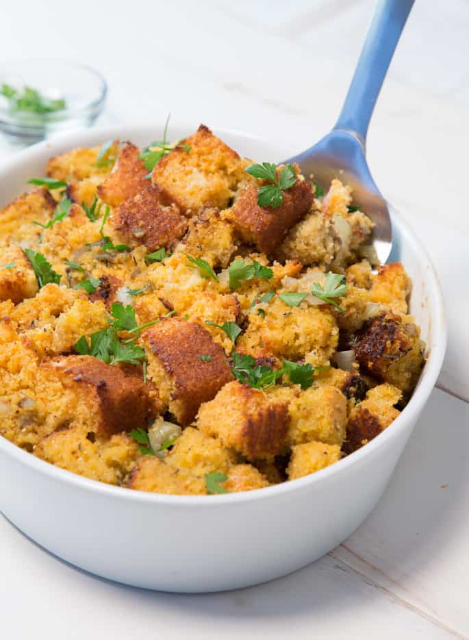 Gluten Free Cornbread Stuffing Gluten Free on a Shoestring