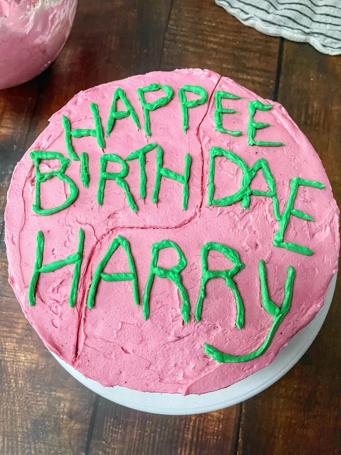 Fantastic Feasts Harry Potter's 11th Birthday Cake (gluten free