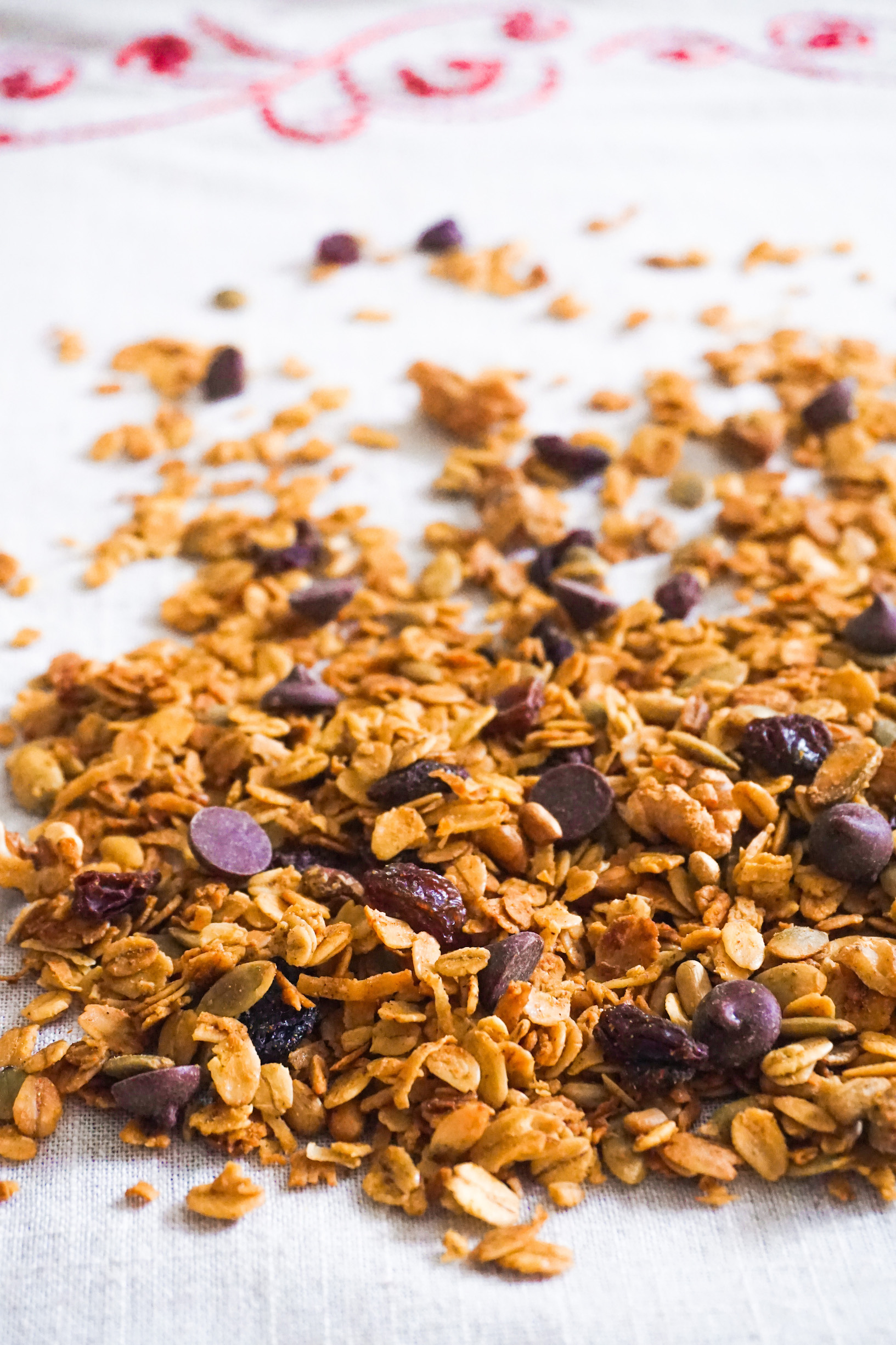 Healthy Granola (glutenfree, dairyfree, refined sugarfree, vegan
