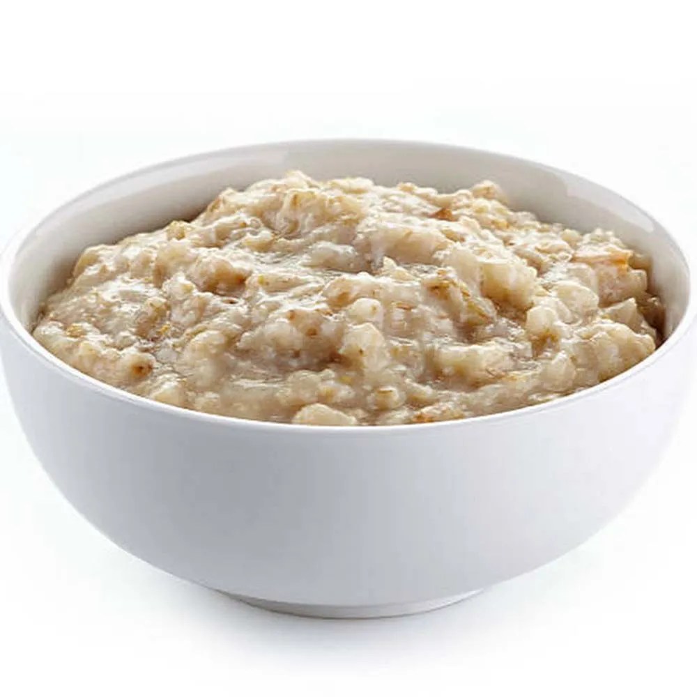 Oatmeal (cooked on the water) glycemic index, glycemic load and