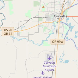 Map Of Philomath Oregon