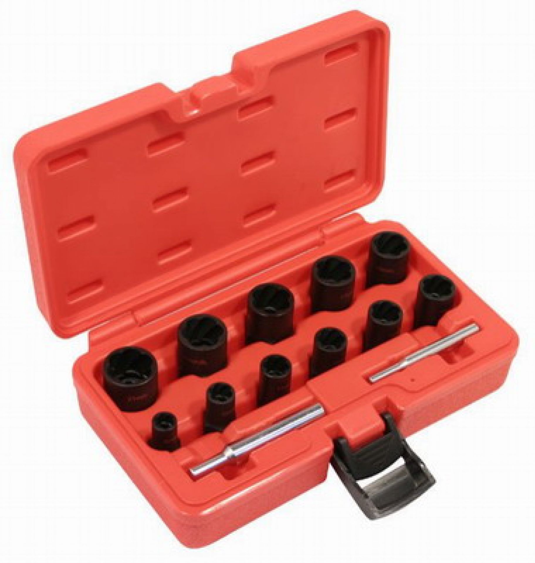 Bolt Extractor Set 1/2 3/8 Set 11pc. ASTA HAND TOOLS SOCKET BOLT